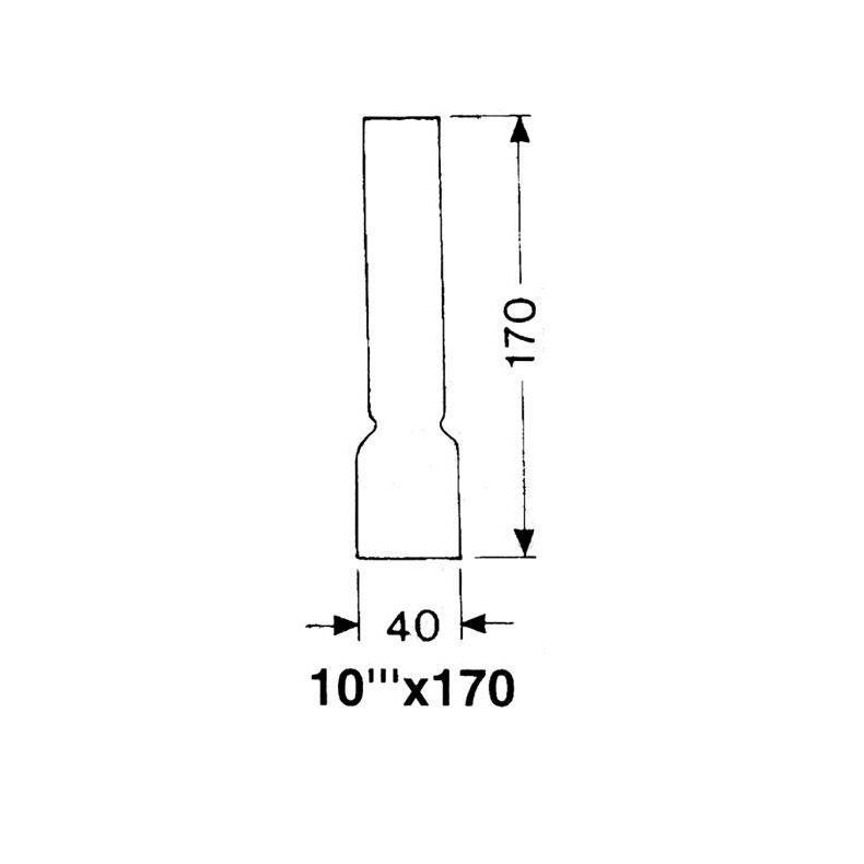 DHR Lampeglas 10''' x 170mm