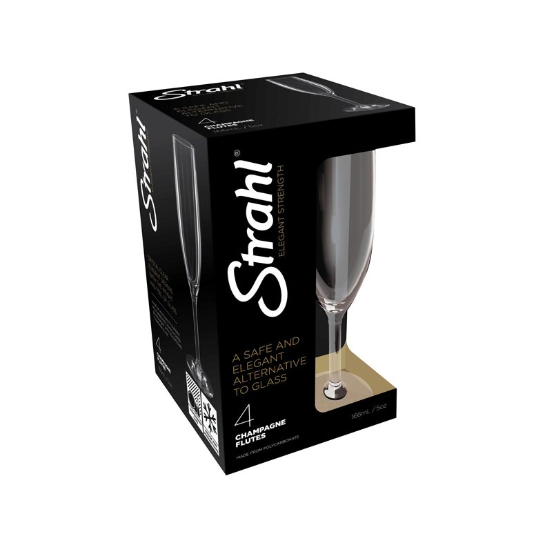 Strahl Champagneglas 166 ml. i gaveske