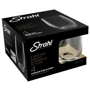 Strahl vinglas uden stilk  247ml i gaveske