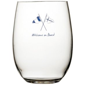 MB Welcome on board �l glas 591 ml.